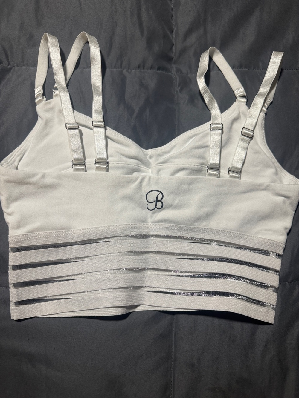 Bombshell sportswear white top size S